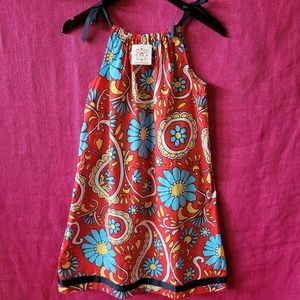 Hanna Andersson Red Floral Pillowcase Dress 160